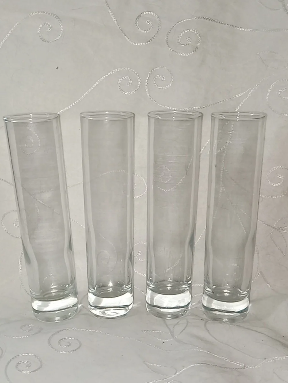 4 Pretty Vases For Tea Lights,flowers Or Fairylights